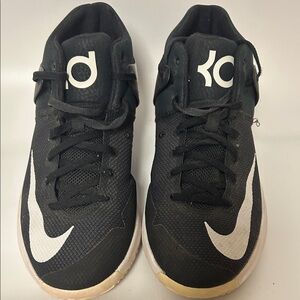Nike KD Black and White Athletic Shoes